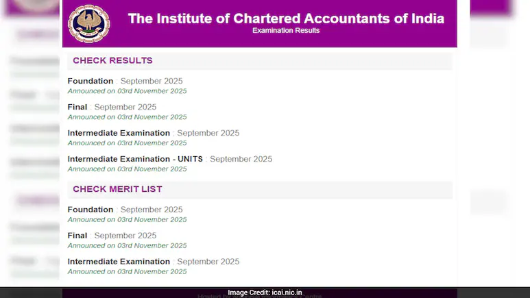 ICAI CA January Final Result 2026 Live: रिजल्ट लिंक, मेरिट लिस्ट और पूरी जानकारी